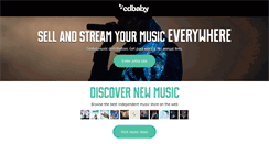 Desktop Screenshot of cdbaby.com